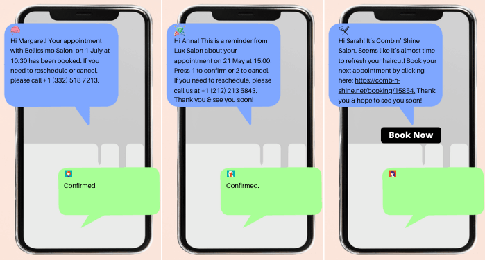 Appointment reminder templates
