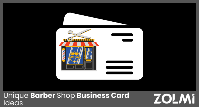 Unique Barber Shop Business Card Ideas for 2024 | zolmi.com