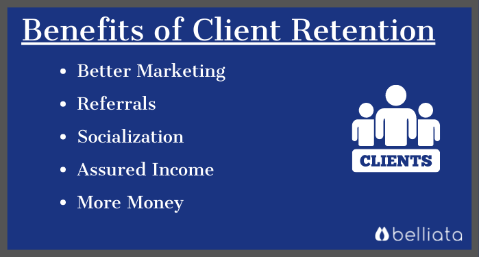 Benefits of client retention
