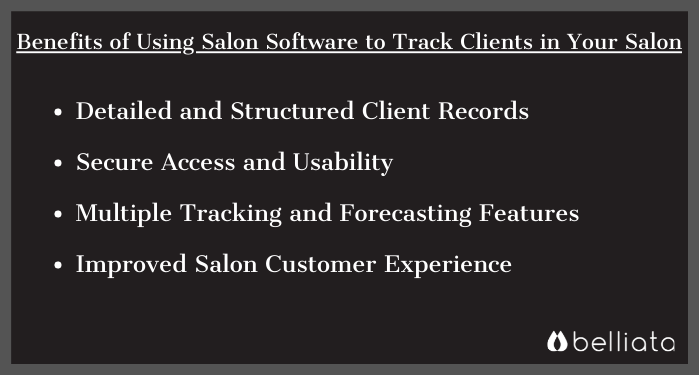 Benefits of using salon software to track clients in salon