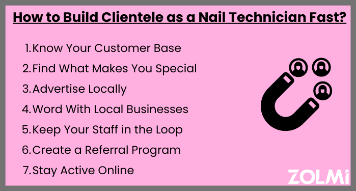 Build clientele as a nail technican fast