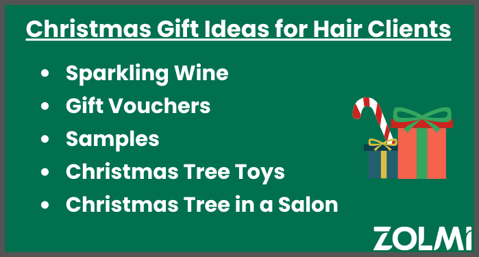 Christmas gift ideas for hair clients
