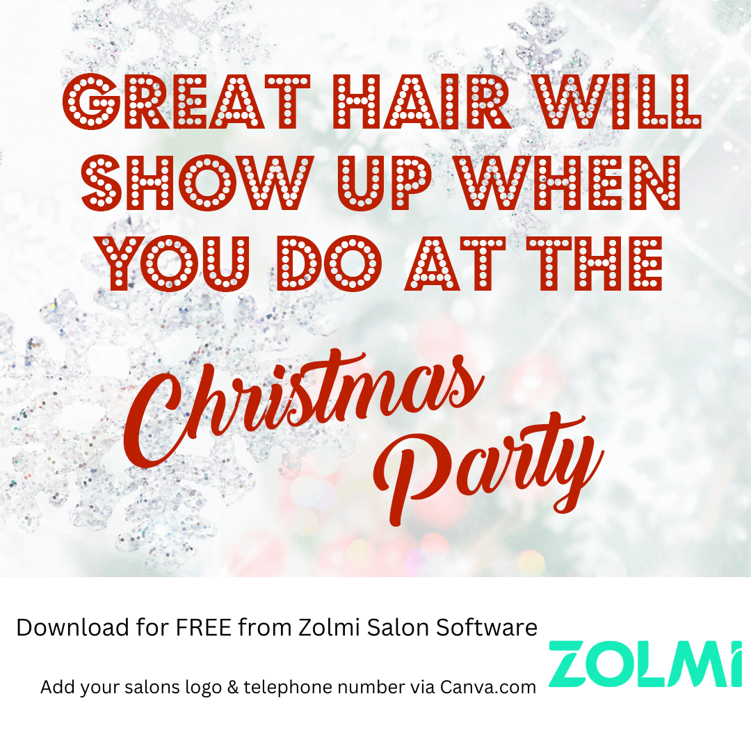 christmas hair quote party