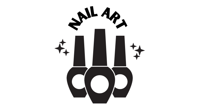 Cool nail salon logo