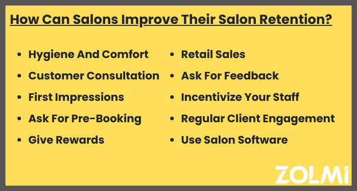 How can salons improve their salon retention