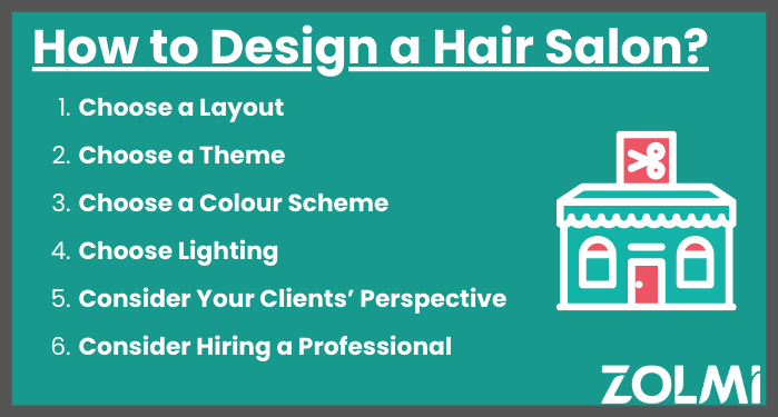 How to design a hair salon?