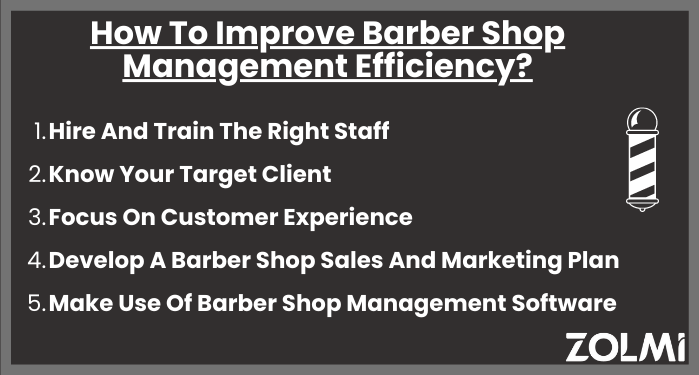 How to improve barber shop management efficiency