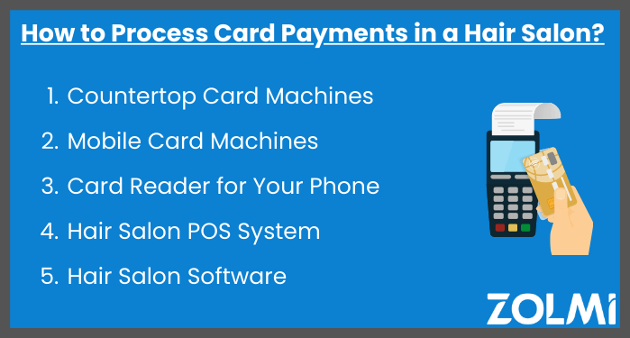 How to process card payments in a salon