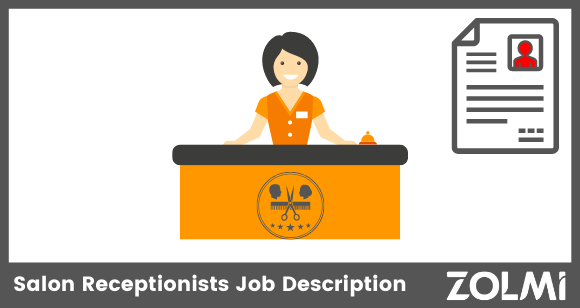 salon receptionist job description