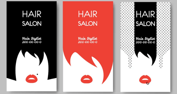 Salon business cards