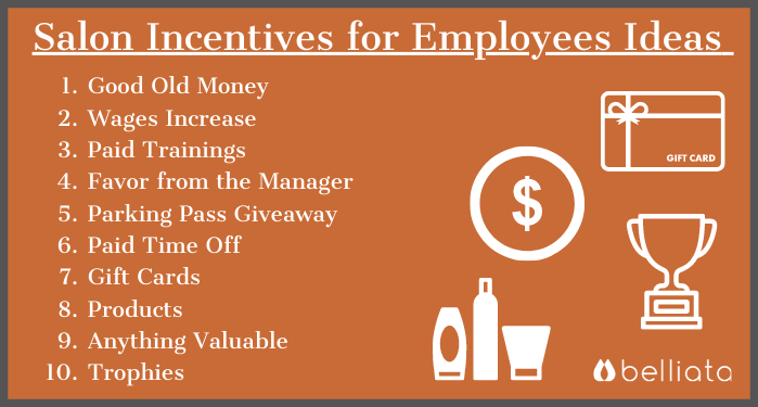 Salon incentives for employees ideas