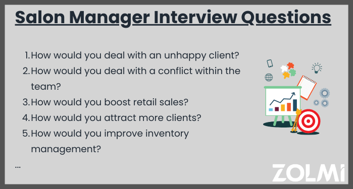 Salon manager interview questions