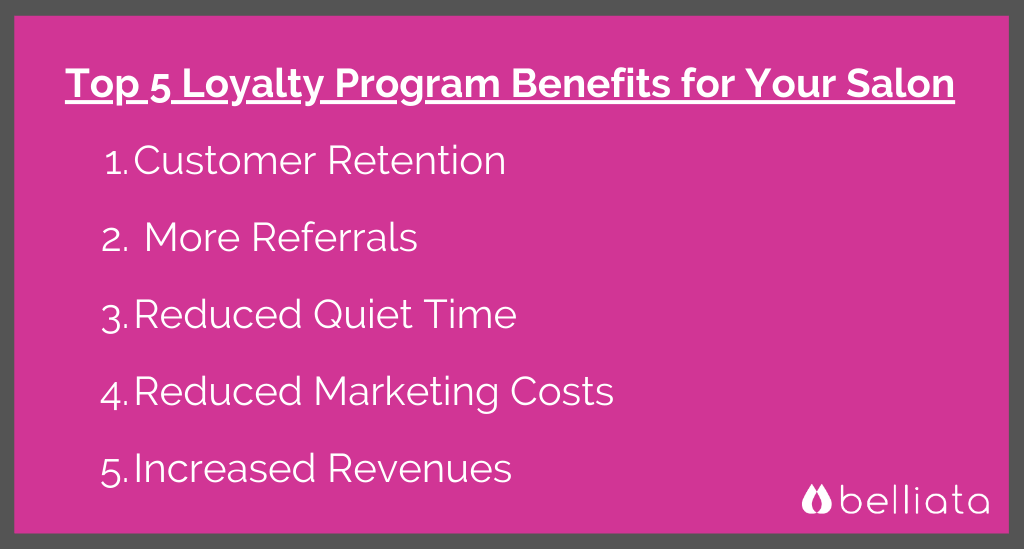 salon marketing loyalty benefits