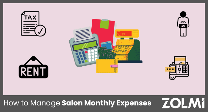salon monthly expenses