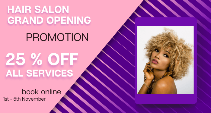 Salon opening offers
