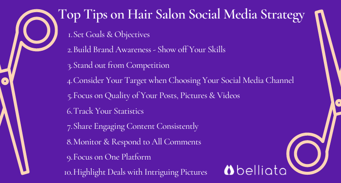 salon social media strategy tips