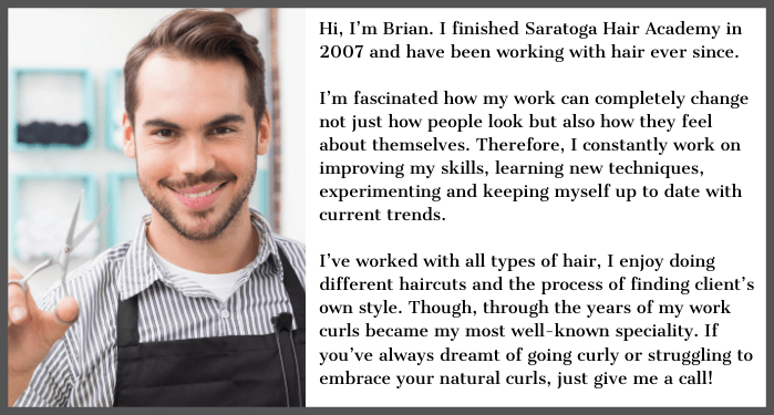 Solo hair stylist bio