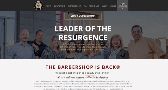 Barbershop franchise opportunity