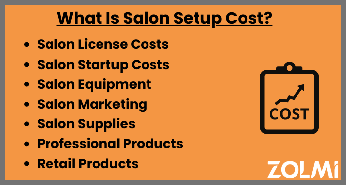 What is salon setup cost?