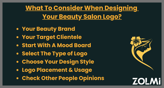What to consider when designing your beauty salon logo?