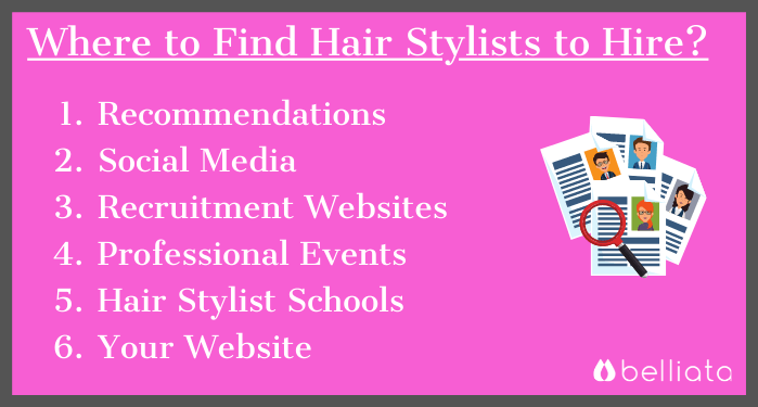 Where to find hair stylists to hire