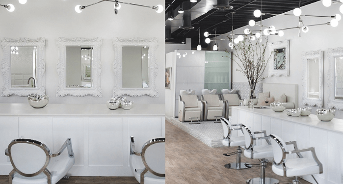 Luxury beauty salon interior design